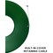 Alpine Industries 38 gal Round Outdoor Can, Green, Galvanized Steel, 27 in ALP479-38-GRN - alternate 3